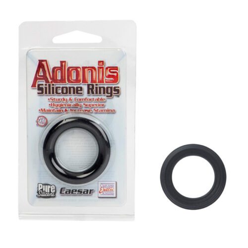 Adonis Silicone Ring Caesar Black 1