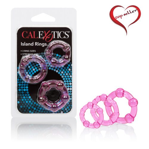 Silicone Island Rings Pink 1