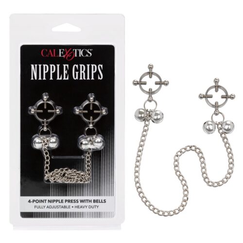 Nipple Grips 4-Point Nipple Press with Bells 1