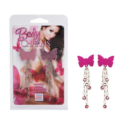 Body Charms Butterfly Pink 1