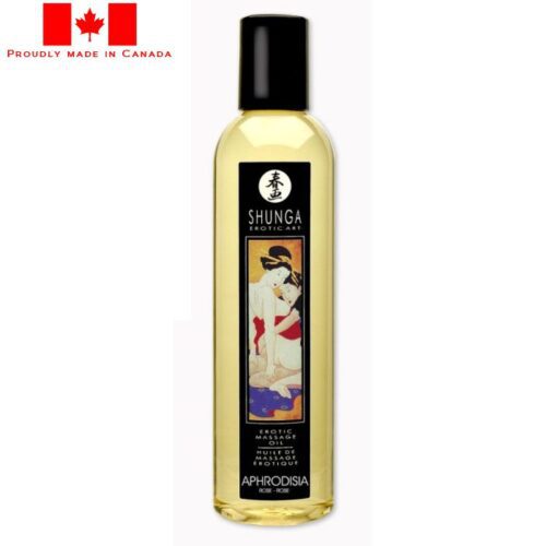 Shunga Erotic Massage Oil Aphrodisia Rose 1