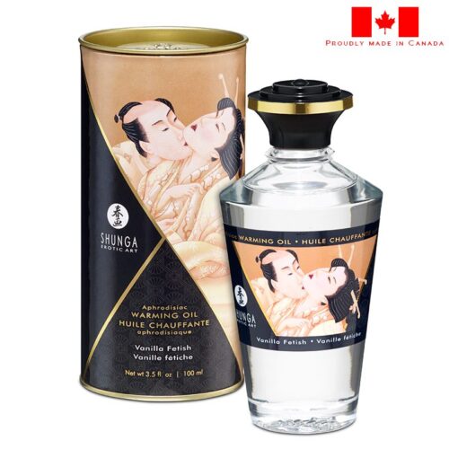 Shunga Warming Massage Oil 100 ml Vanilla