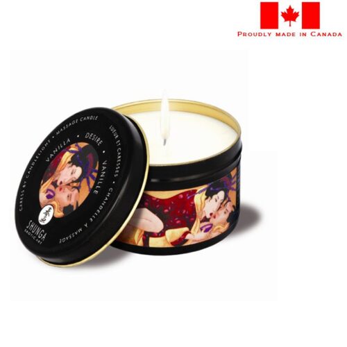 Shunga Caress By Candlelight Desire Vanilla Massage Candle