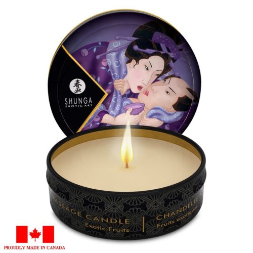 Shunga Mini Massage Candle 1 oz Exotic Fruits