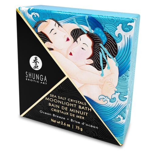 Shunga Moonlight Sea Salt Bath Crystals Ocean Breeze 1