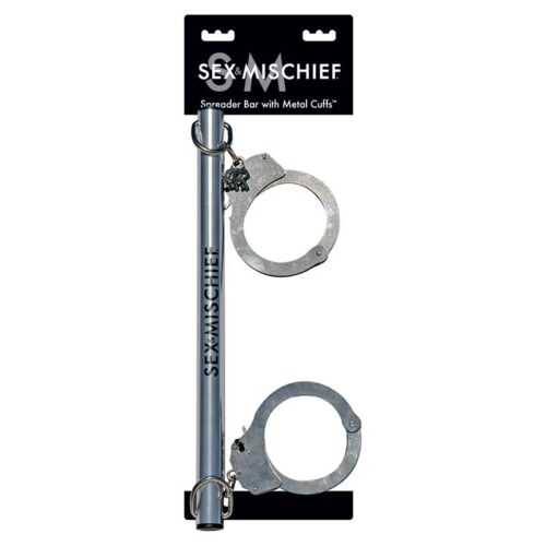 Sex and Mischief Spreader Bar with Metal Cuffs