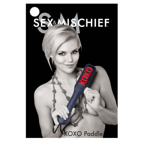 Sex and Mischief XOXO Paddle Black 1