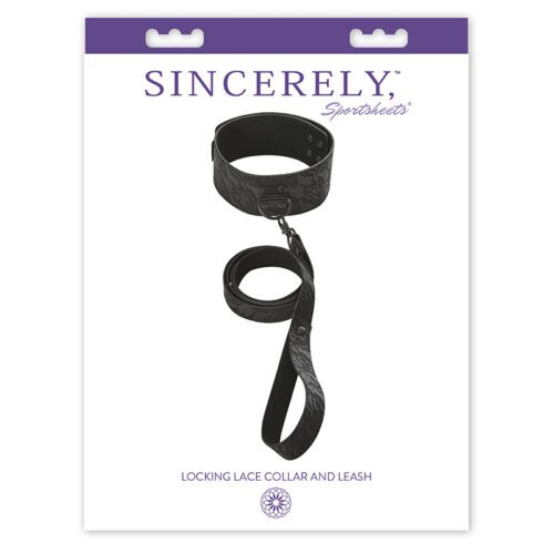 Sincerely Locking Lace Collar & Leash 1