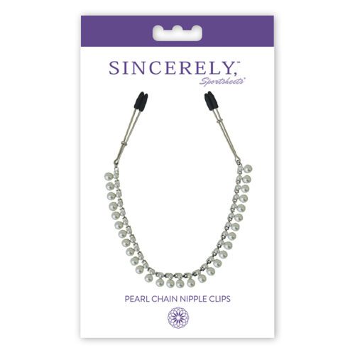 Sincerely Pearl Chain Nipple Clips 1