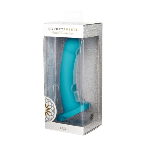 Nexus 7" Silicone Dildo Blue Hux 1