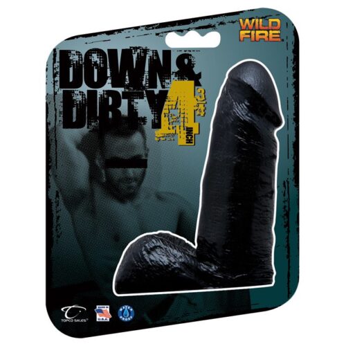 Wildfire® Down and Dirty 4.75″ Dong – Black