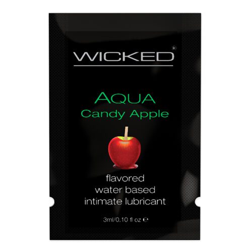 3 ml Flavored Lube Sample Pack Candy Apple 1