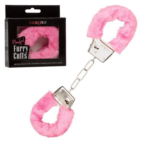 Playful Furry Cuffs Pink 1