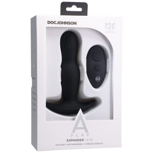 A-Play Expander Silicone Anal Plug Black