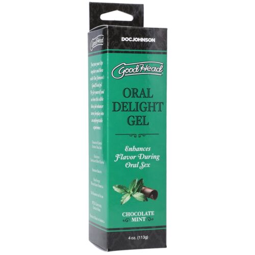 4 oz GoodHead Oral Delight Gel Chocolate Mint 1