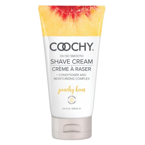 3.4 oz Coochy Shave Cream Peachy Keen 1
