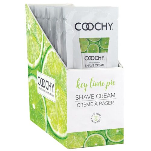 15 ml Coochy Shave Cream Key Lime Pie Display of 24 Foils 1