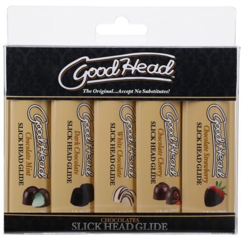 GoodHead Slick Head Glide 5 Pack Chocolate 1