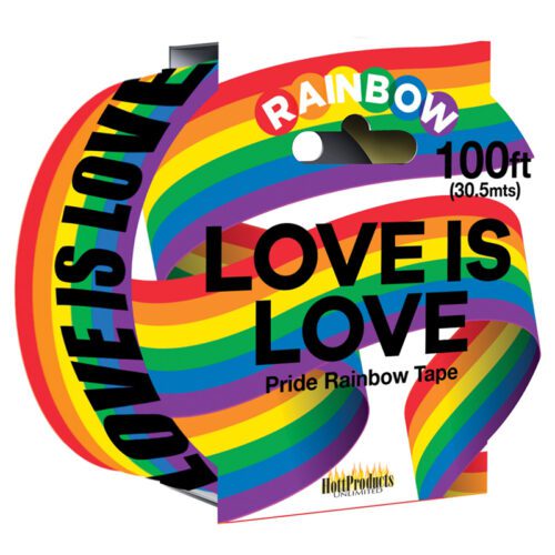 Rainbow Caution Tape Love is Love 1