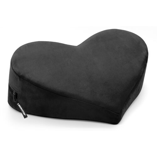 Heart Wedge Sex Pillow Black 1