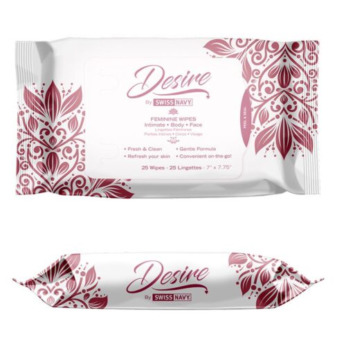 Desire Feminine Wipes 25 Wipes per Pack 1