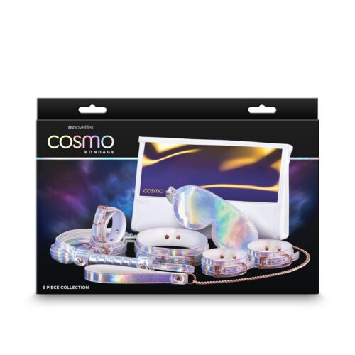 Cosmo Bondage 6 Piece Kit Rainbow 1
