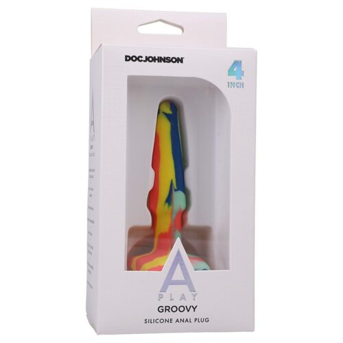 A-Play Groovy 4” Anal Plug Sunrise