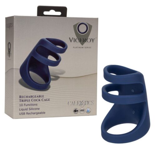 Viceroy Rechargeable Triple Cock Ring 1