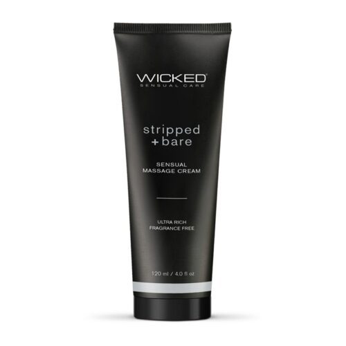 4 oz Massage Cream Stripped & Bare 1