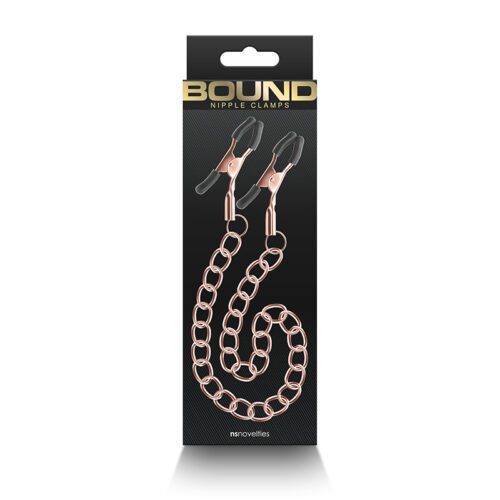 DC2 Nipple Clamps Rose Gold 1
