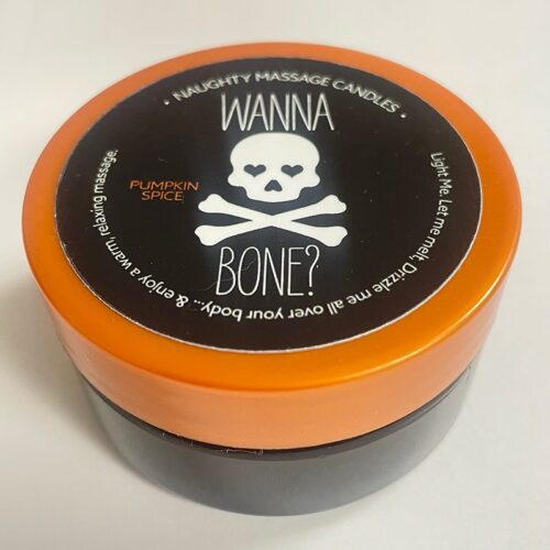 1.7 oz Massage Candle “Wanna Bone” Pumkin Spice 1