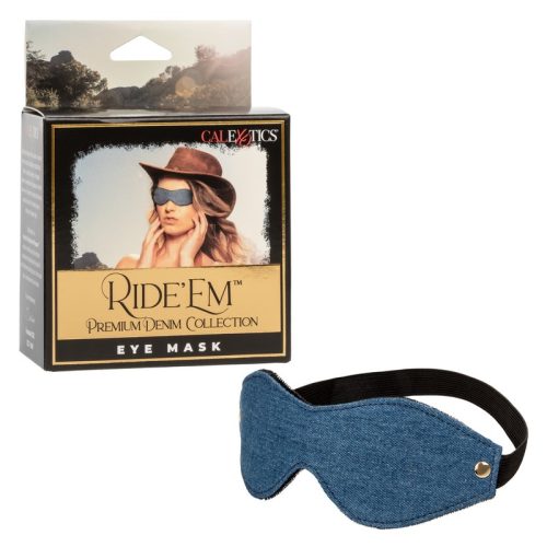 Ride ‘Em Denim Eye Mask 1