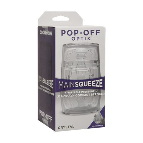 Main Squeeze Pop-Off Compact Stroker Clear