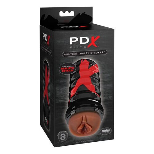 PDX Elite Air Tight Pussy Stroker Brown/Black