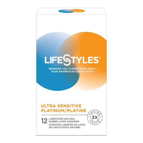 Ultra Sensitive Platinum Condom12 Pack 1