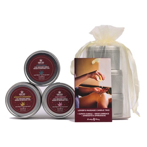 Valentine’s Day 3 in 1 Massage Candle Trio Three 1.75 oz Candles 1