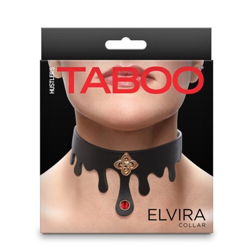 Hustler Taboo Collar Elvira Black 1