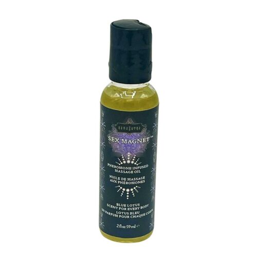 Sex Magnet Blue Lotus 2 oz Massage Oil 1