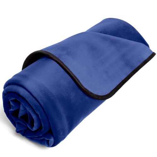 Fascinator Throw Royal Blue Microvelvet - Mini 1