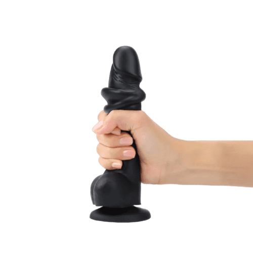 SLIDING SKIN REALISTIC DILDO BLACK L 1