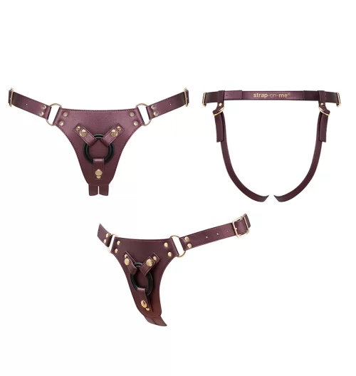 Harness Simili Generous - One Size - Aubergine 1