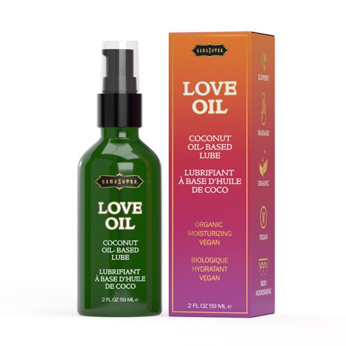 2 oz Love Oil Coconut Lube 1