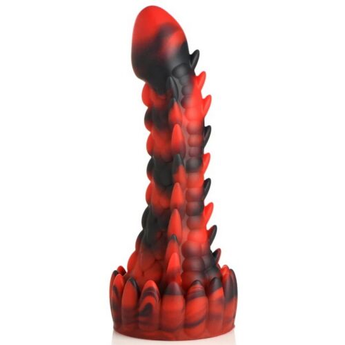 Creature Cock Demon Rising Scaly Dragon Silicone Dildo 1