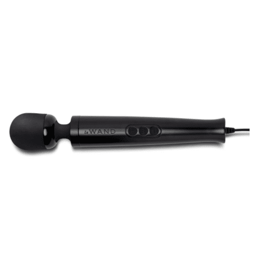 Die Cast Plug-In Vibrating Massager - Black 1