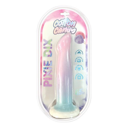 Pixie Dix 6.5″ Silicon Dildo Cotton Candy 1