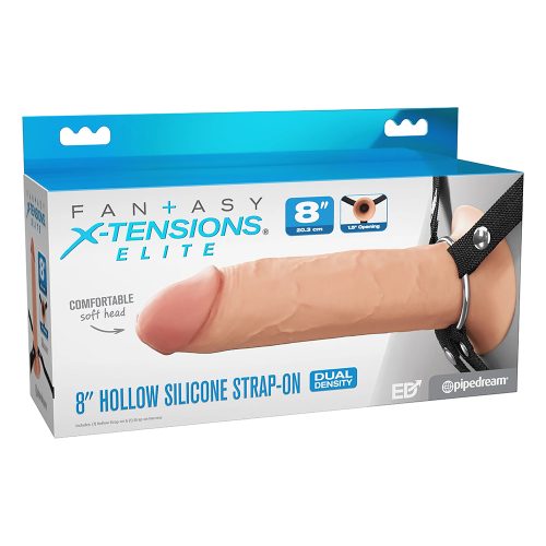 X-Tension Elite 8″ Silicone Hollow Strap-On Light