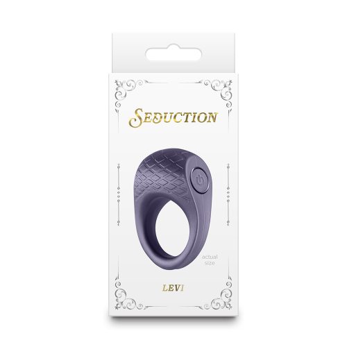 Seduction Levi Cock Ring Metallic Gray