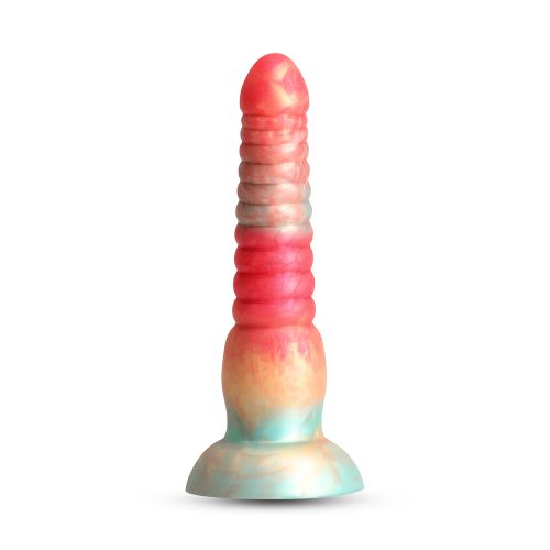 Stacked 6″ Dildo Red/Gold