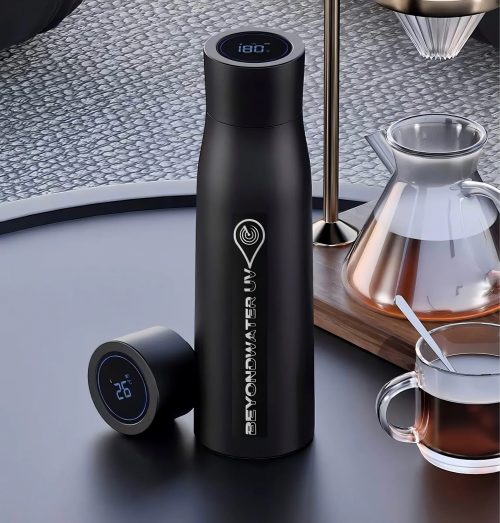 BeyondWater UV Smart Water Bottle - Black